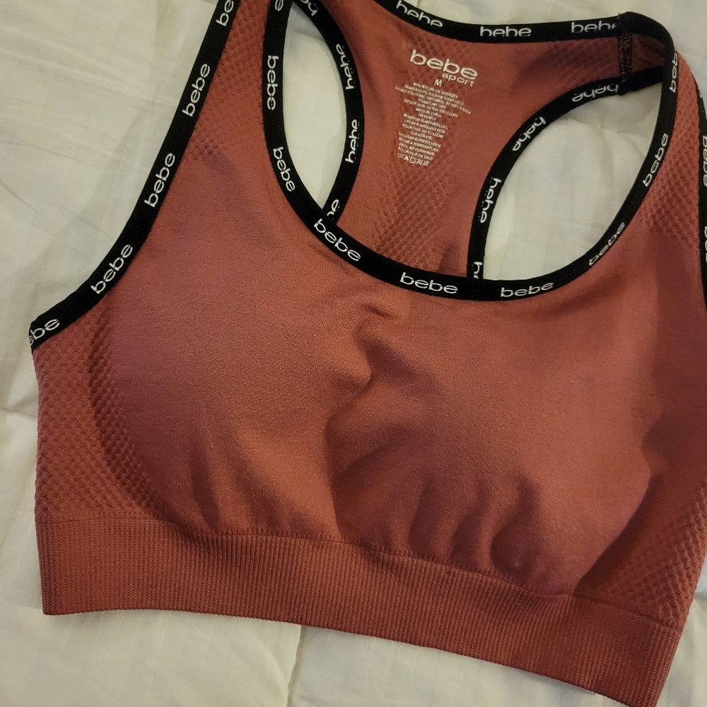BEBE BRAND NEW SPORT BRA SIZE M - Picture 5 of 7